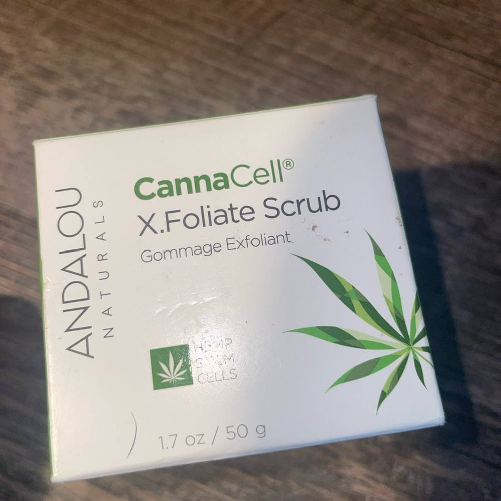 Andalou Naturals CannaCell X.Foliate Scrub, 1.7 Ounces